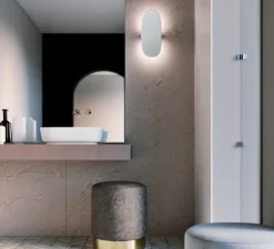 Applique murale, Vela, blanc, LED, dim, 2700K, 1500 lm, L17,5cm, H40,5cm - Penta