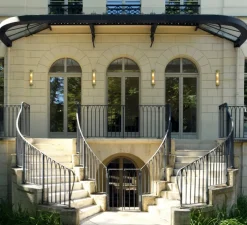 Applique murale, Vendôme Mini, laiton, IP65, L12,3cm, H51,9cm - Sammode