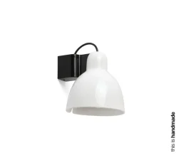 Applique murale, Venice, blanc, L16cm, H18cm - Faro