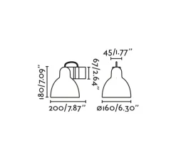 Applique murale, Venice, rose, L16cm, H18cm - Faro