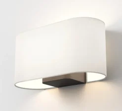 Applique murale, Venn Wall, bronze, blanc, L31,5cm, H16cm - Astro