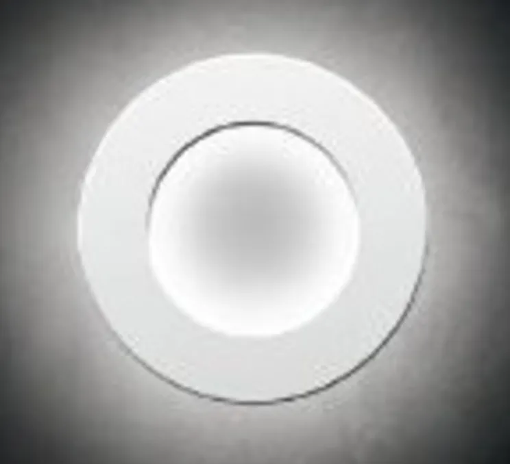 Applique murale, Vera 21, blanc, LED, 2700k, 2100lm, Ø21cm, P7cm - Icone