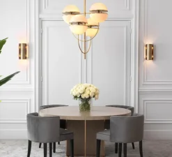 Applique murale, Vergé S, Laiton vintage, L16,5cm, H31,8cm - Eichholtz