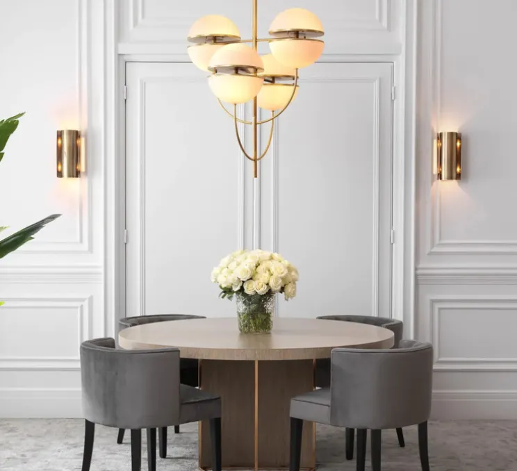 Applique murale, Vergé S, Laiton vintage, L16,5cm, H31,8cm - Eichholtz