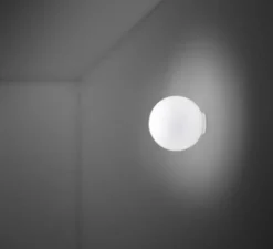 Applique murale, Versioni G9, blanc, IP44, Ø14cm, P15cm - Fabbian
