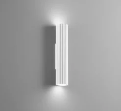 Applique murale, Vertbois, prêt à peindre, Elisa,blanc, Ø7cm, H35cm - Nedgis