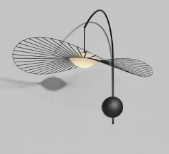 Applique murale, Vertigo nova, noir et blanc, LED, dim, 2700K, 1350 lm, Ø110cm, H104cm - Petite Friture