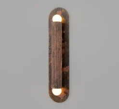 Applique murale, Vesta LG, rose cendré, L10,5cm, H45,6cm - Schwung