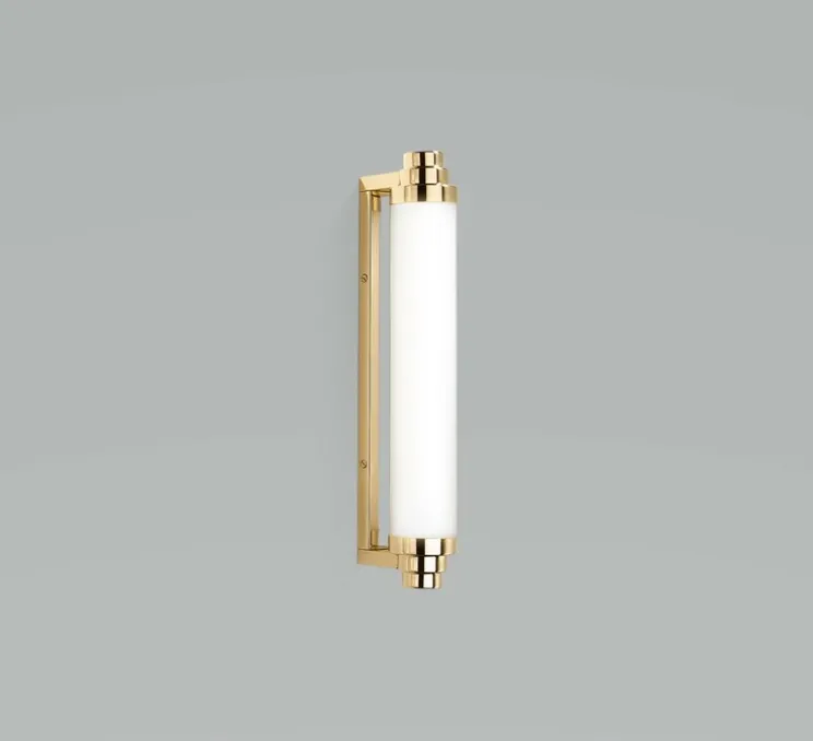 Applique murale, Vienna 40, or, IP44, LED, dim, 2700K, 792 lm, L11cm, H40cm - Decor Walther