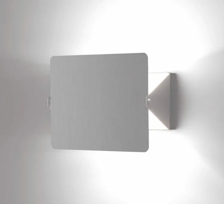 Applique murale, Volet Pivotant Simple, E14, aluminium, L17cm, H13cm, interrupteur - Nemo Lighting