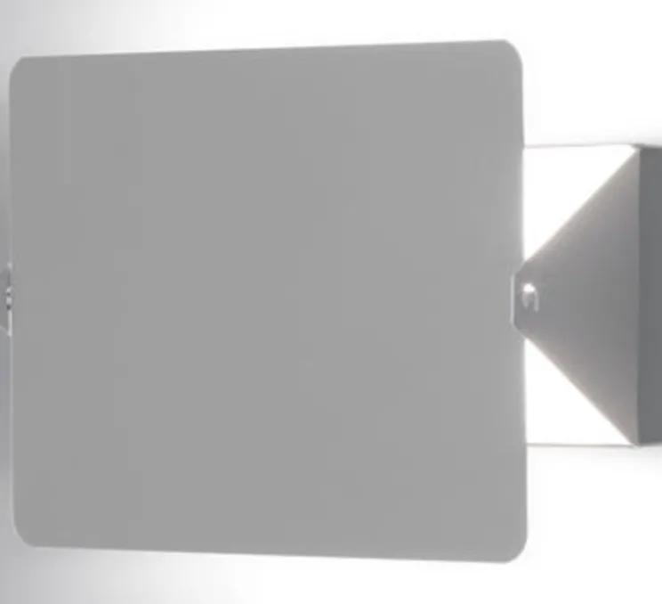 Applique murale, Volet Pivotant Simple, E14, aluminium, L17cm, H13cm, interrupteur - Nemo Lighting