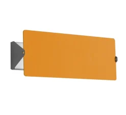 Applique murale, Volet pivotant double, jaune, LED, 3000K, 585lm, L13cm, H34cm - Nemo Lighting