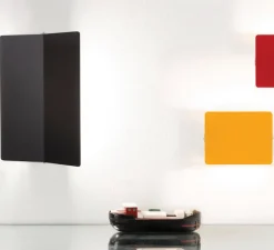 Applique murale, Volet Pivotant Simple, jaune, LED, 3000K, 1000lm, L17cm, H13cm - Nemo Lighting