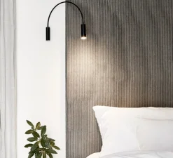 Applique murale, Volta A-3531, noir, LED, 2700K, 665 lm, L62,3cm, H42,9cm - Estiluz