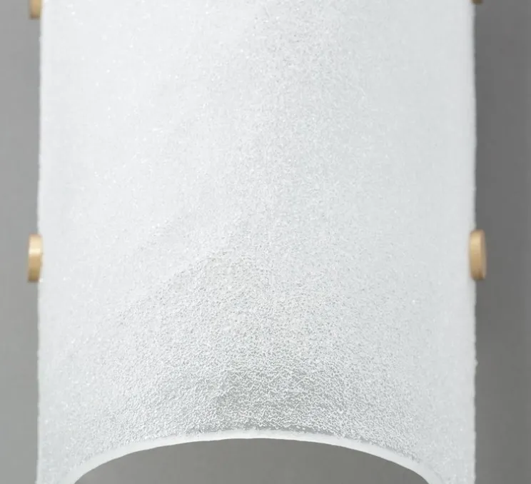 Applique murale, Whistler ,verre soufflé, laiton, IP44, L14cm, H30cm - CTO lighting