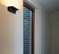 Applique murale, Zena, noir, LED, dim, 2700k, 2200 lm, L28cm, H8cm - Nemo Lighting