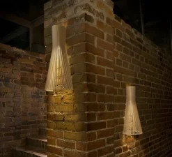 Applique murale,Secto 4230, câble+interrupteur, bouleau, 3000K, 470lm, H60cm, L30cm - Secto Design