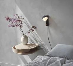 Applique ou lampe à poser, Balancer mini, noir, LED, dim, 3000K, 550 lm, Ø9cm, H19cm - Northern