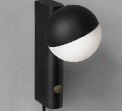 Applique ou lampe à poser, Balancer mini, noir, LED, dim, 3000K, 550 lm, Ø9cm, H19cm - Northern