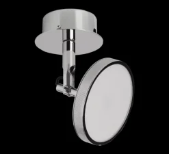 Applique ou plafonnier, Asteria spot, Acier brossé, LED, dim, 3000K, 500 lm, Ø12cm, H14,1cm - Umage