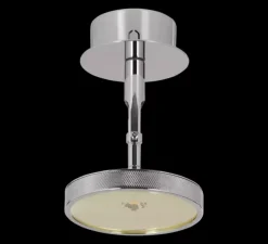 Applique ou plafonnier, Asteria spot, Acier brossé, LED, dim, 3000K, 500 lm, Ø12cm, H14,1cm - Umage