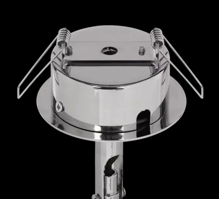 Applique ou plafonnier, Asteria spot, Acier brossé, LED, dim, 3000K, 500 lm, Ø12cm, H14,1cm - Umage