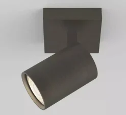 Applique ou plafonnier, Ascoli single, bronze, Ø8cm, H13cm - Astro Lighting