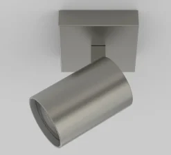 Applique ou plafonnier, Ascoli single, nickel mat, L8cm, H13cm - Astro Lighting