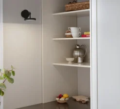 Applique ou plafonnier, Asteria spot, noir, LED, dim, 3000K, 500 lm, Ø12cm, H14,1cm - Umage