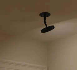 Applique ou plafonnier, Asteria spot, noir, LED, dim, 3000K, 500 lm, Ø12cm, H14,1cm - Umage