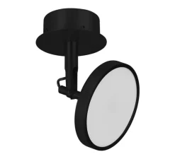 Applique ou plafonnier, Asteria spot, noir, LED, dim, 3000K, 500 lm, Ø12cm, H14,1cm - Umage