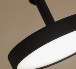 Applique ou plafonnier, Asteria spot, noir, LED, dim, 3000K, 500 lm, Ø12cm, H14,1cm - Umage