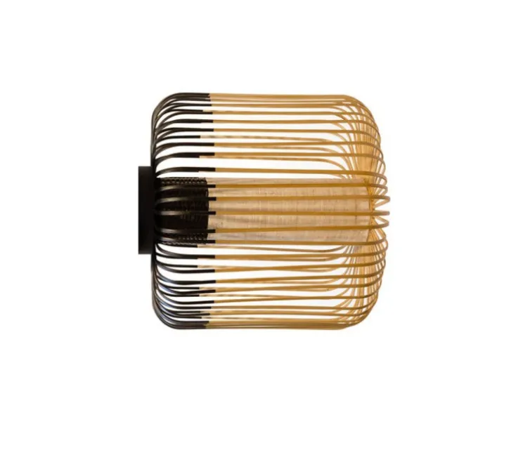 Applique ou plafonnier, Bamboo Light S, noir, Ø35cm, H23cm - Forestier