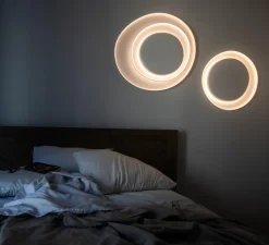 Applique ou plafonnier, Bahia, variable, blanc, LED, 2850K, 4850lm, L70cm, H76cm - Foscarini