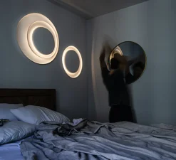 Applique ou plafonnier, Bahia, variable, blanc, LED, 2850K, 4850lm, L70cm, H76cm - Foscarini