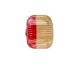 Applique ou plafonnier, Bamboo Light XS, rouge, Ø27cm, H20cm - Forestier