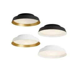 Applique ou Plafonnier, Boop !, blanc, LED, 2700K, 2300lm, Ø37cm, H10cm - Carpyen