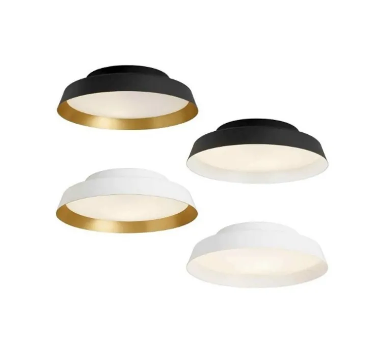 Applique ou Plafonnier, Boop !, blanc, LED, 2700K, 2300lm, Ø37cm, H10cm - Carpyen