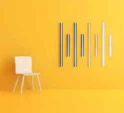 Applique ou plafonnier, Brad, jaune, L50cm, H5cm - Zangra