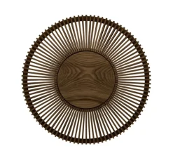 Applique ou plafonnier, Clava Up, Large, chêne foncé, Ø49cm, H16cm - Umage