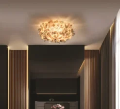 Applique ou plafonnier, Clizia Medium Mama Non Mama, or, L57cm, H23cm - Slamp