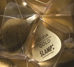 Applique ou plafonnier, Clizia Medium Mama Non Mama, or, L57cm, H23cm - Slamp