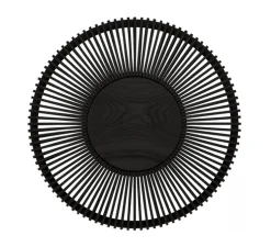 Applique ou plafonnier, Clava Up, Large, chêne noir, Ø49cm, H16cm - Umage