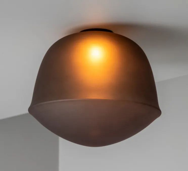 Applique ou plafonnier, Contour 300, base mini, gris ardoise, LED, 2700K, Ø30cm, H26cm - A-N-D