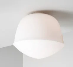 Applique ou plafonnier, Contour 300, base mini, blanc perle, LED, 2700K, Ø30cm, H26cm - A-N-D