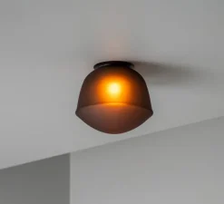 Applique ou plafonnier, Contour 150, base mini, gris ardoise, LED, 2700K, Ø15cm, H13cm - A-N-D