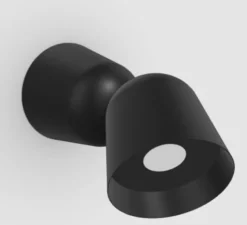 Applique ou plafonnier, Convex, noir, LED, 4000K, 1250 lm, Ø12,4cm, H25,4cm - Zero