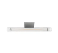 Applique ou plafonnier, Crystal s14d , argent, LED, 2200K, 220 lm, L30cm, Hcm - Zangra