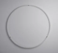 Applique ou plafonnier, Curve 120, avec alimentation déportée, blanc, LED, dim, 2700K, 2112 lm, Ø123cm, H8cm - Le Deun