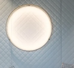 Applique ou plafonnier, Curve 120, avec alimentation déportée, noir, LED, dim, 2700K, 2112 lm, Ø123cm, H8cm - Le Deun